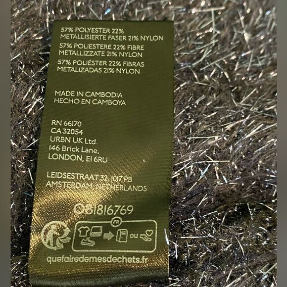 NWOT By Anthropologie Eyelash Blue Pullover Sweater Sz. XL - Picture 5 of 8